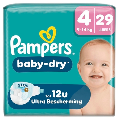 Pampers Baby Dry  luiers maat 4 - 29 stuks