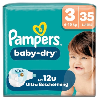 Pampers Baby Dry  luiers maat 3 - 35 stuks