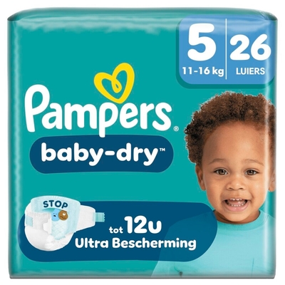 Pampers Baby Dry  luiers maat 5 - 26 stuks