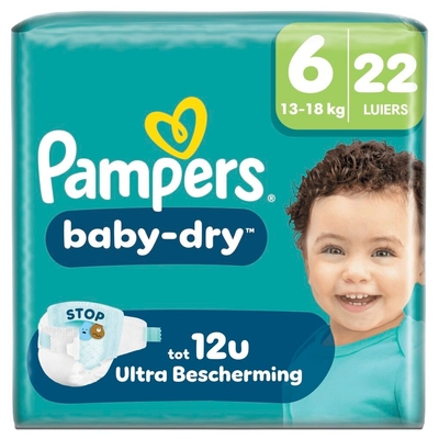 Pampers Baby Dry  luiers maat 6 - 22 stuks