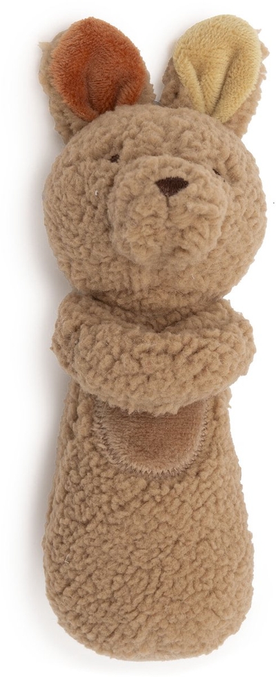 Jollein Rammelaar Kangaroots - Baby Speelgoed - Coral Fleece & Velvet