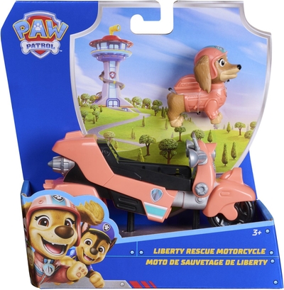 PAW Patrol - Liberty Reddingsmotor - Speelgoedmotor met Verzamelfiguur - Speelgoedvoertuigen