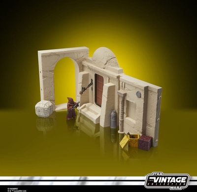 Star Wars Episode IV Vintage Collection Playset Streets of Mos Eisley with Jawa Action Figure