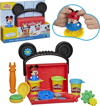 Play-Doh Disney Junior Garage op reis, Mickey-speelgoed