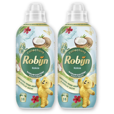Robijn Kokos  wasverzachter  - 2 wasbeurten