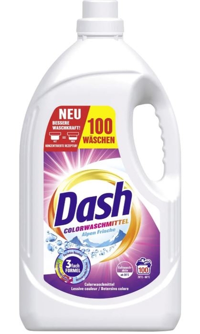 Dash Vloeibaar wasmiddel gekleurde was - 100 wasbeurten
