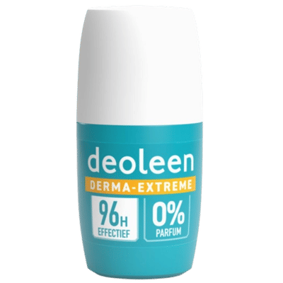 Deoleen Anti-Transpirant 96 uur - 0% parfum - Reguleert overmatige transpiratie en neutraliseert geur - Dermatologisch getest - Gevoelige huid - 50 ml