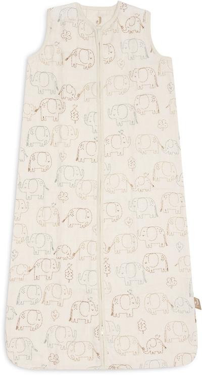 Jollein Slaapzak Baby Mouwloos 110cm - Hydrofiel - Elephant Tales