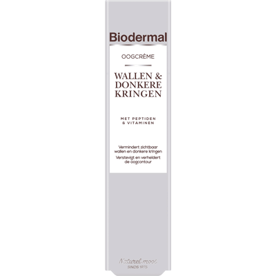 Biodermal Biodermal Oogcrème bij Wallen & Donkere Kringen 15 ml