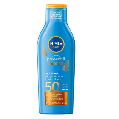 NIVEA Sun Protect&Bronze Zonnecreme SPF50 200 ml