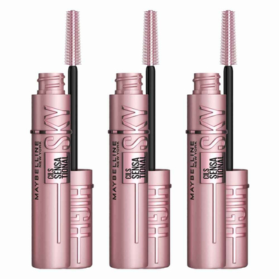 Maybelline New York - Lash Sensational Sky High - Very Black - Zwart - Lengte Mascara - 3 x 7,2ml