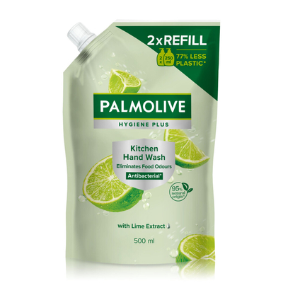 6x Palmolive Handzeep Navulzak Hygiëne Plus 500 ml