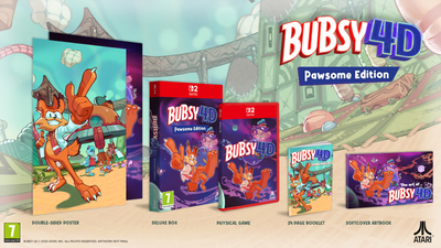 Bubsy 4D Pawsome Edition Nintendo Switch 2