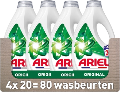 Ariel Originial & Vloeibaar wasmiddel  - 80 wasbeurten