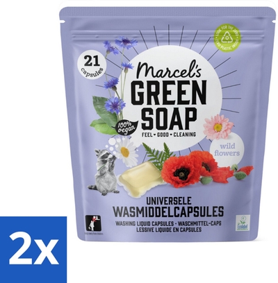 Marcel's green soap  wascapsules  - 21 wasbeurten