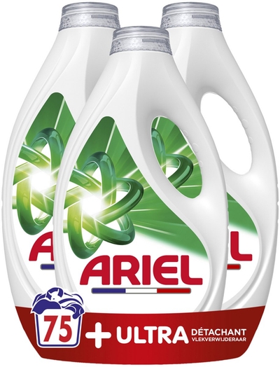 Ariel Vloeibaar & Ultra wasmiddel  - 75 wasbeurten