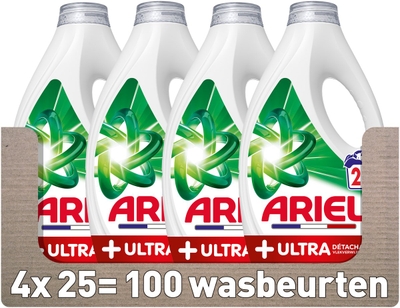 Ariel Vloeibaar & Ultra wasmiddel  - 100 wasbeurten
