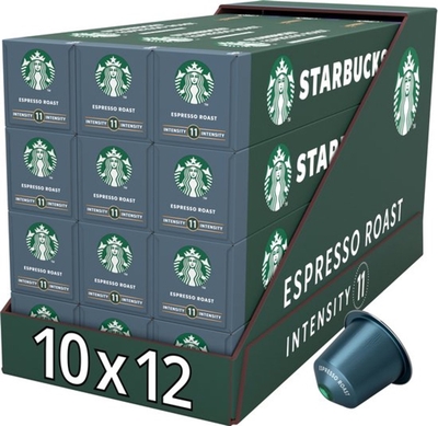 Starbucks by Nespresso capsules Espresso Roast - 10 koffiecups x 12 doosjes