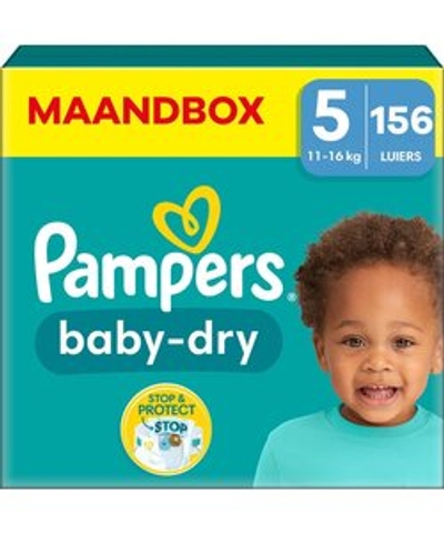Pampers Baby Dry  luiers maat 5 - 156 stuks