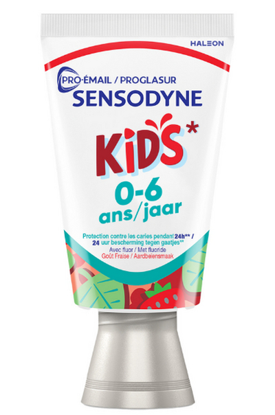 Sensodyne Proglasur Kids Aardbeiensmaak Tandpasta 0-6 Jaar 50 ml