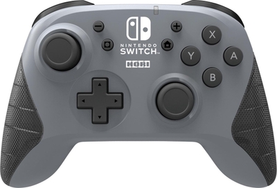 Hori Draadloze Pro Controller - Officieel Gelicenseerd - Nintendo Switch + Lite - Grijs