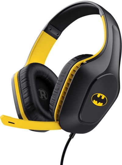 Trust GXT 415BM Zirox – Gaming Headset – Lichtgewicht – Multiplatform – Batman Zwart