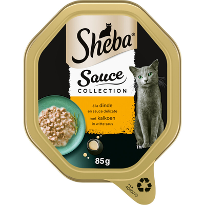Sheba Mini filets met kalkoen in saus Nat kattenvoer 85 g - natvoer katten
