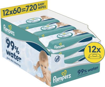 Pampers Fresh Clean billendoekjes - 80 stuks