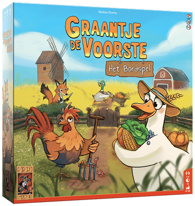 999 Games Graantje de Voorste: Het Bordspel – bordspel – 999 Games