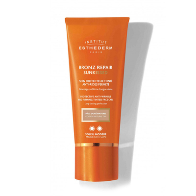 Esthederm Bronz Repair Sunkissed - Getinte Anti-Rimpel Zonnecrème - 50ml