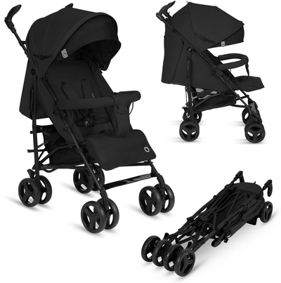 Lionelo Irma - Buggy - Wandelwagen- Lichte 7kg - tot 15 kg - Geveerde wielen - 360° - tot 5 jaar - Opbergmand - Verstelbare handgreep - Snel inklapsysteem - Compact formaat