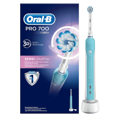 Oral-B PRO Pro 700 - Sensi-Clean - Elektrische Tandenborstel - Wit