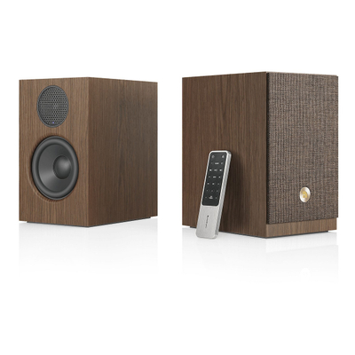 Audio Pro A28 W-Series Smart Multiroom 2x75W Boekenplank speaker Bruin