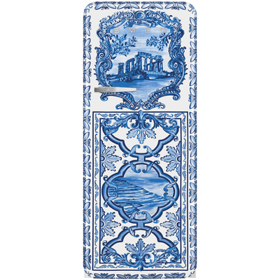 SMEG FAB28RDGME6 Koelkast - BLU MEDITERRANEO