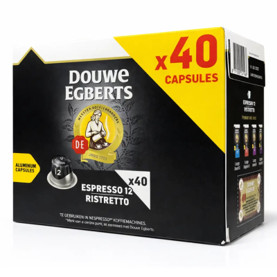 Douwe Egberts Espresso 12 Ristretto 40 koffiecups
