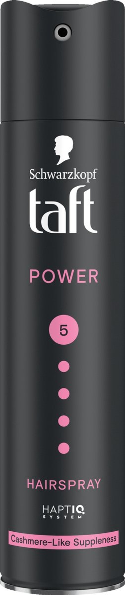 Taft Hairspray Power Cashmere – Langdurige Hold – Voor Droog en Beschadigd Haar – Vegan Formule – 6x250 ml