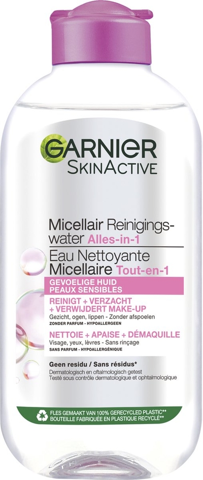 Garnier SkinActive Micellair Water voor de Gevoelige Huid - 200ml - Gezichtsreiniger