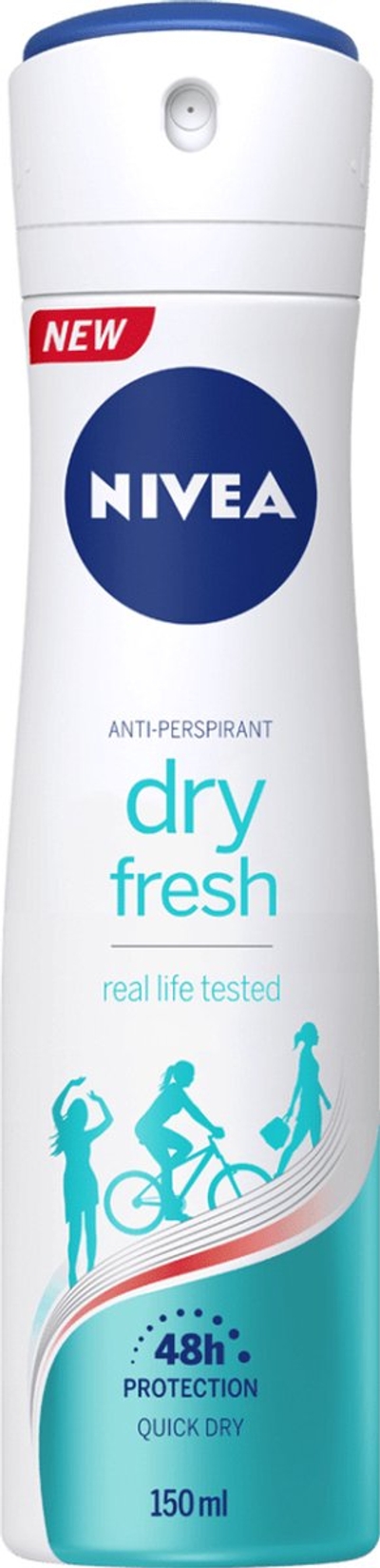 NIVEA Dry Fresh Dames Deospray – Langdurige Frisheid – 150 ml