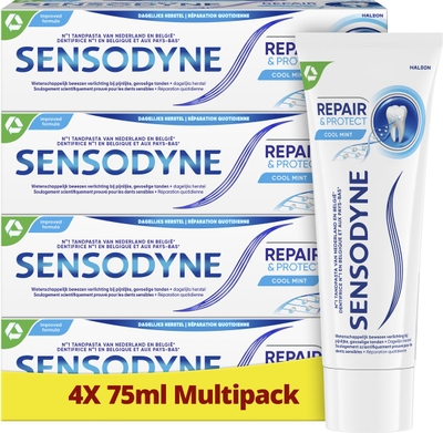 Sensodyne Repair & Protect tandpasta voor gevoelige tanden 4x75 ml