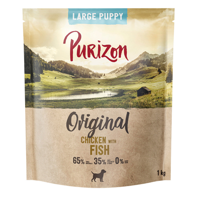 Purizon Large Puppy Kip & Vis - graanvrij - 1 kg Nieuw Receptuur - hondenbrokken