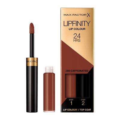 Max Factor Lipfinity Lip Colour 2-step Long Lasting lippenstift - 200 Caffeinated