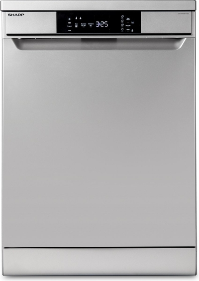 Sharp QWNA1BF47ESEU - Vrijstaande vaatwasser - Zilver - 13 couverts - 47 dB
