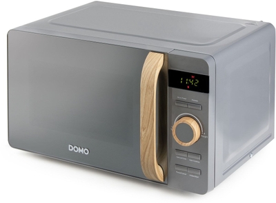 DOMO DO3420 Microgolfoven Solo ‘Wood You’ - Magnetron - Vrijstaand - 20 L - 700 W - Houtlook Handvat