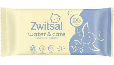 Zwitsal Water & Care billendoekjes - 52 stuks