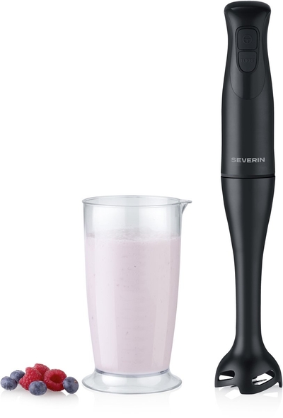 Severin SM 3761 Staafmixer met Maatbeker – 350 W – Turbofunctie – 700 ml – Zwart