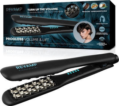 Revamp Volume Stijltang - 3D platen - Intelligente Warmteregeling - 130 °C tot 210 °C - Hair Volumizer - Volumizing hair iron - VL2000