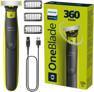 Philips OneBlade 360 QP2724/23 - Hybride Trimmer - Face - Met 5-in-1 kam - USB-oplaadbaar