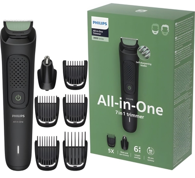 Philips Series 3000 MG3920/15 - All-in-One Trimmer - 7-in-1 - Baard & Haar - Zwart