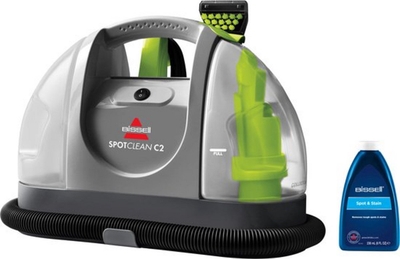 BISSELL SpotClean C2 Draagbare Vlekkenreiniger - Tapijtreiniger, Bank Reiniger, Auto, Matras, Sneaker & Zetelreiniger - Carpet Cleaner Apparaat - Meubel Reinigingsmachine - Spot Cleaner Machine - Kompakt Ontwerp - Krachtige 340W Motor - 20671