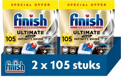 Finish Citroen & Infinity Shine vaatwastabletten  - 210 wasbeurten